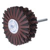 uxcell 2pcs Abrasive Cloth Flap Wheel Sanding Star 1/4-Inch Shank