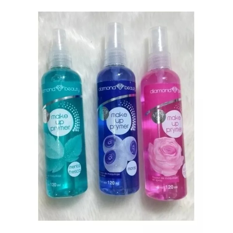 Beauty Diamond 3 Pzs Prymer Fijador D Maquillaje Beauty Diamond
