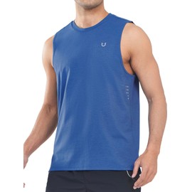 NORTHYARD Men's Workout Tank Tops Quick Dry Running Shirts Sleeveless Muscle Shirts Athletic Training Sports Darkblue 3XL