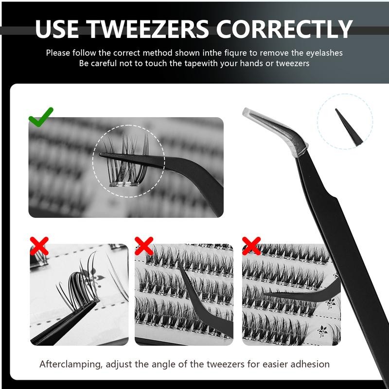 Cofier DIY Lash Kit Press on Lash No Glue Lash