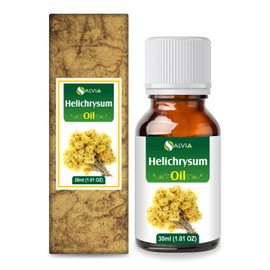 Salvia Helichrysum Essential Oil (Helichrysum Italicum) 100% Pure & Natural - Undiluted Uncut Oil 50 ML with Dropper (30ml)