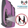 G4Free Unisex Shoulder Bags (Pack of 1), Light Purple, L,