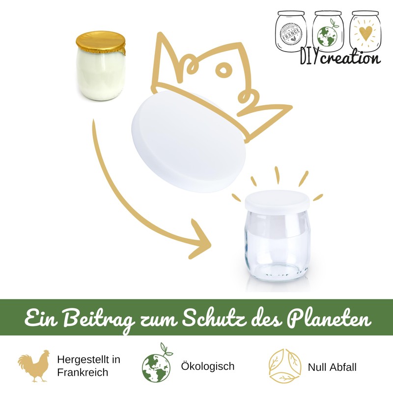 DIY Creation Set of 24 Reusable Universal Lids Compatible with