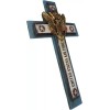 USA Air Force Bald Eagle Emblem Blue Memorial Wall Cross,