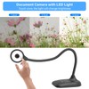kitchbai Document Camera for Teachers, Webcam and Overhead Camera for