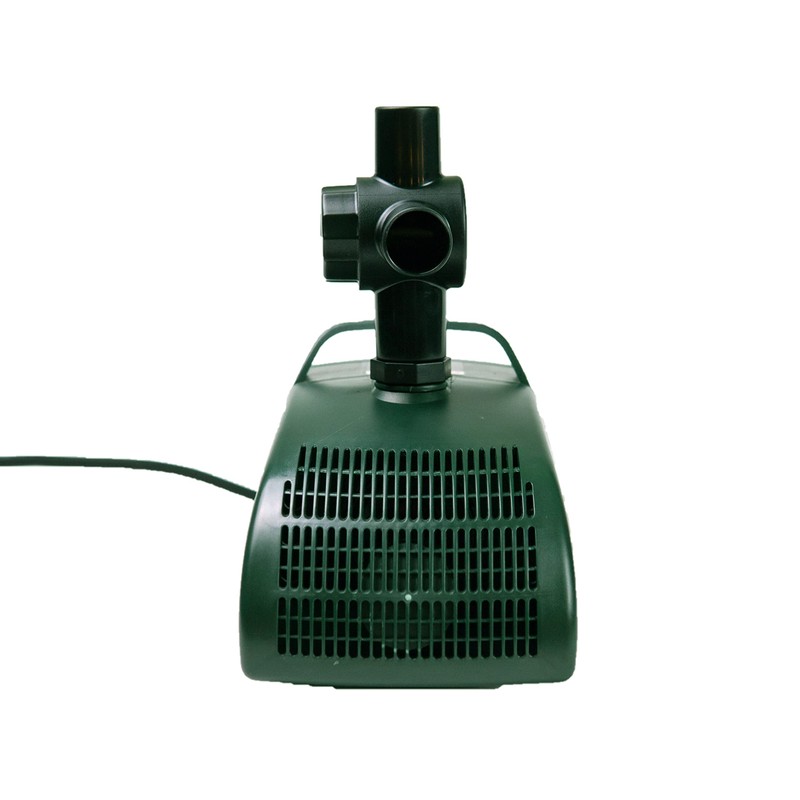 Fish Mate 500 Pond Pump -Ceramic shaft bearings, Anti-clog filter