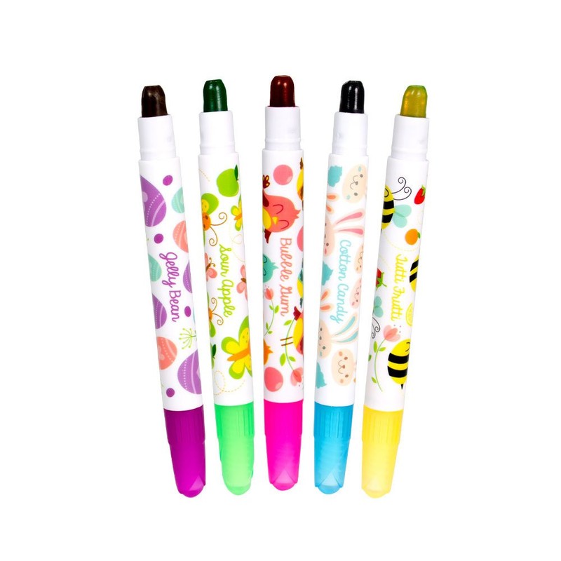 Spring Sketch & Sniff Scented Gel Crayons 5-Pack by Scentco