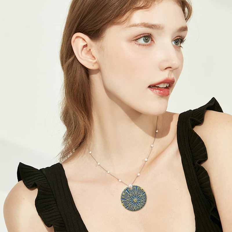 CHGCRAFT Mandala Clay Texture Mat Flower Pattern Clay Modeling Pattern