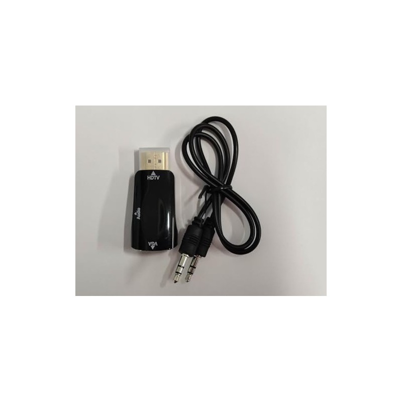 HDMI to VGA Adapter, Convert HDMI Signal to VGA Output