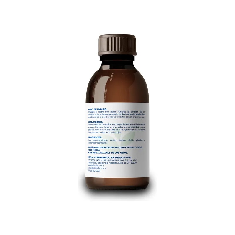 Peeling Acido Glicólico 30% + Acido Láctico 30 % 50