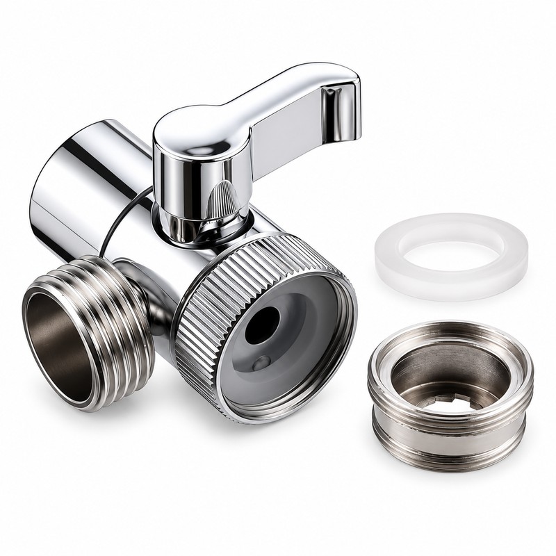 Faucet Diverter Valve for Redirecting Water Flow – Manual Switch