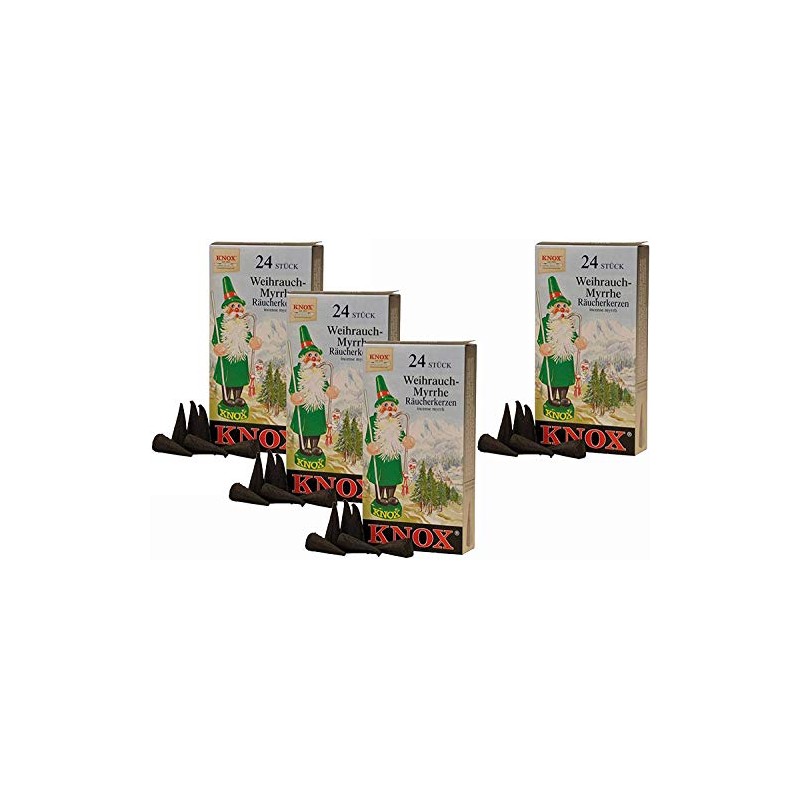 Knox Incense Cones Set of 4