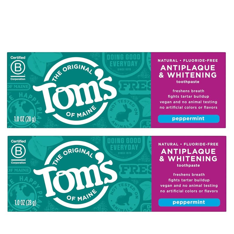 Tom's of Maine Antiplaque Tartar Control plus Whitening Toothpaste Trial