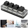 Mini 4 Key Gaming Keyboard Mechanical Keypad Type C to
