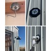iMBAPrice IMBA-8161-BK-2 (2-Pack) Vertical Siding Lamp Octagon Mounting Kit with