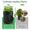Moyios 6-Pack 15 Gallon Potato Grow Bags – Durable Nonwoven