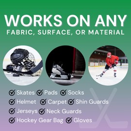 The Stink Solution Unscented Hockey Odor Eliminator For Strong Odor: Quickly Banish Sweat & Body Odor From Hockey Gear, Skates, Hockey Bags, Gloves, & More! Safe Hockey Deodorizer - 2 16 oz Bottles