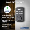 BRINKS Security Door Locks, High-Security Keyless Entry, Smart Electronic Door