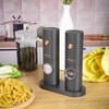 SIMPLETASTE Electric Salt and Pepper Grinder Set, One-Handed, Battery Powered,