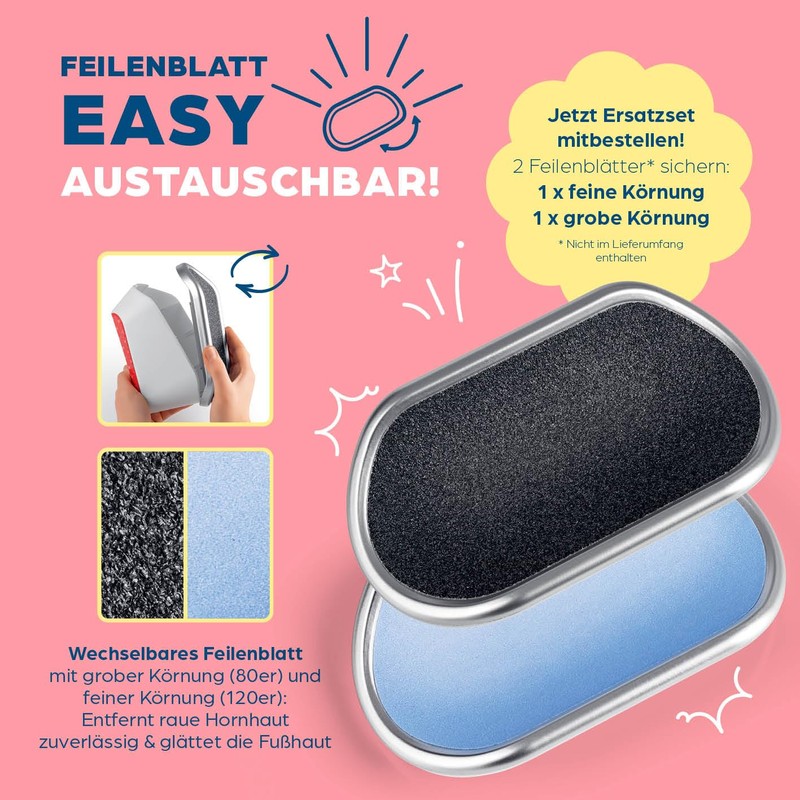 HornyFeet Callus Remover for the Shower, Extra Large Callus File