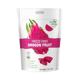 Freeze-Dried Dragon Fruit, Healthy Snacks, No Additives, Vegan, Non-GMO, Perfect for Snacking, Smoothies, and Desserts (3 Pack)