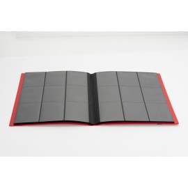 Collectible Supplies 9-Pocket Trading Card Pro-Folio Album - Holds 360 cards - Red