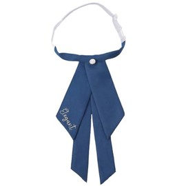 FYBownot Embroidery Uniform Accessories, Women's, Bowtie, Double Bowtie, Accessories, Uniform Ribbon, Hotel, Bank Employee, Stewardess, blue