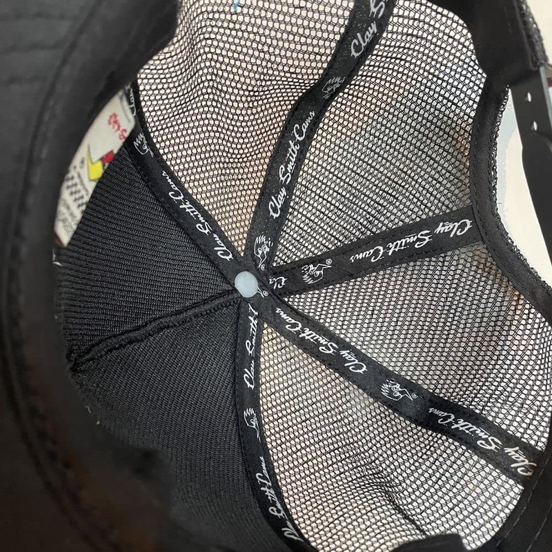 CLAYSMITH CSY-2812 MESH CAP Mesh Cap, Adjustable, Black, CSY-2812