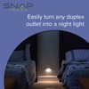 Single - SnapPower GuideLight [For Duplex Outlets] - Replaces Plug-In