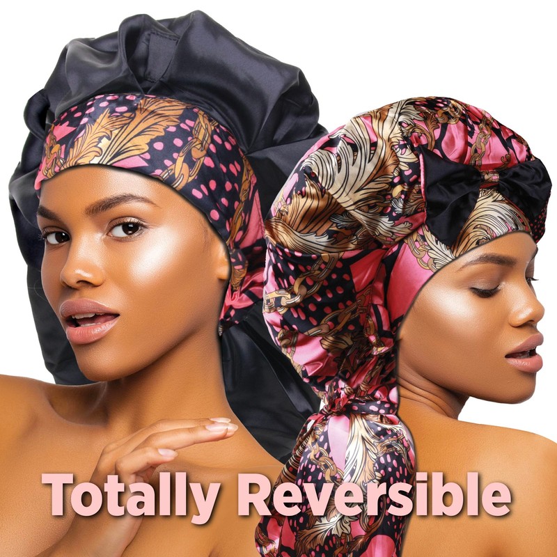 DONNA REVERSIBLE SATIN BRAID BOW TIE BONNET - VICTORIAN