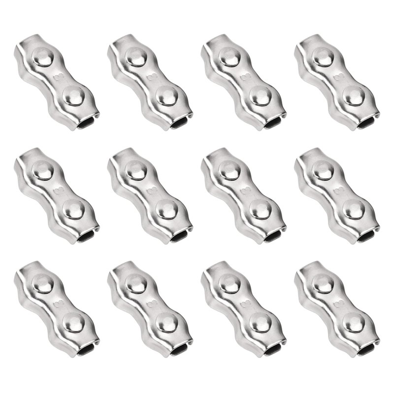 Kioiner 12 Pcs M3 Cable Clamps, 2 Post Cable Clamp