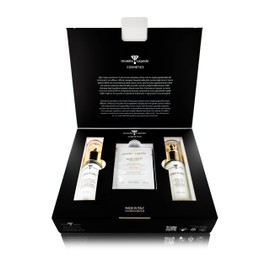 Gift Box: 1 x Colloidal Gold Damascus Rose Face Cream X50 Antiaging + 1 Face Serum with PVP K 30 Colloidal Gold - Free Sample Set - Box of 30ml - Gioiello Liquido