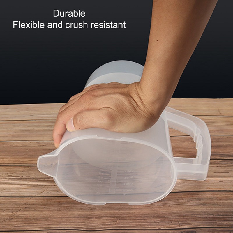 2000ML Manual Juice Extractor Blender Clear Scale Tight Lid Manual