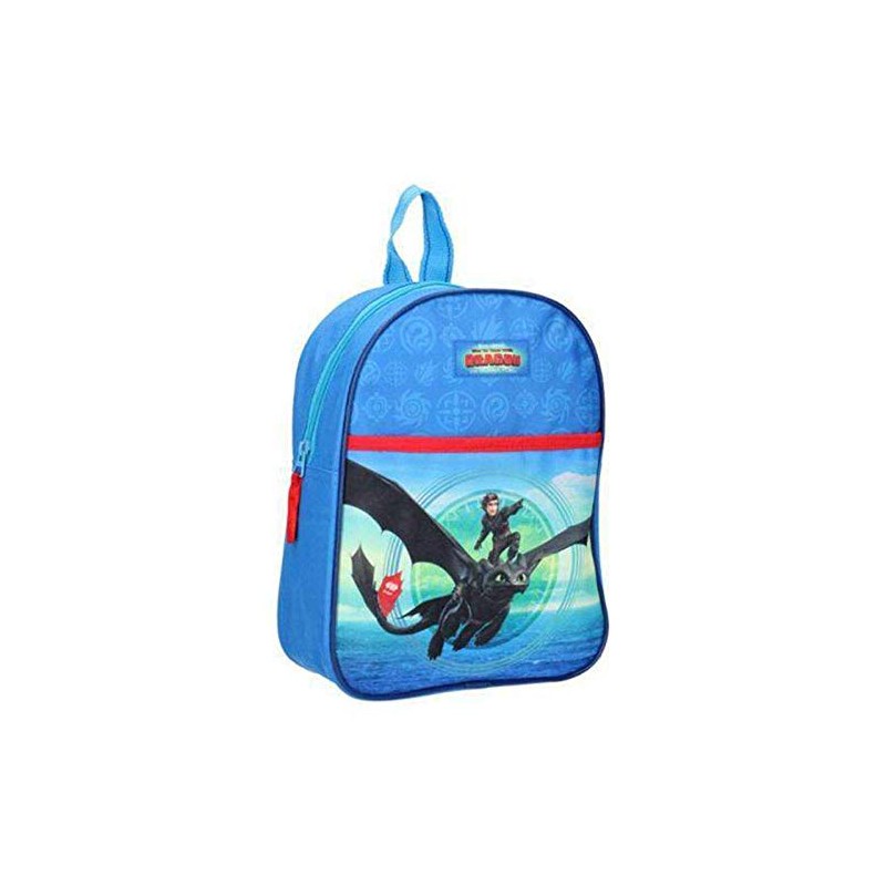 Dragons 3 Children's Rucksack Hiccup and Toothless Blue
