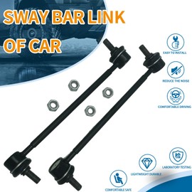 XCPMC Rear Sway Stabilizer Bar End Link Kit 2 Pcs Left & Right｜Replacement For 01-13 Toyota Highlander 05-16 Avalon 12-16 Camry 13-16 Lexus ES350 06-08 RX400h 04-06 RX330｜Replace OE#: K90345 Black