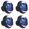 4 Pack Gaming Controllers Drawer Knobs - Round Kitchen Cabinet