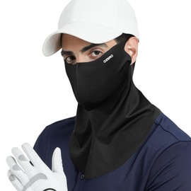OZERO UPF 50+ UV Protection Breathable Cooling Neck Gaiter with Earloop Design for Hot Summer Days Hiking, Cycling, Fishing