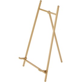 Bard's Satin Gold-toned Metal Easel, 12" H x 7" W x 7.75" D, Pack of 3