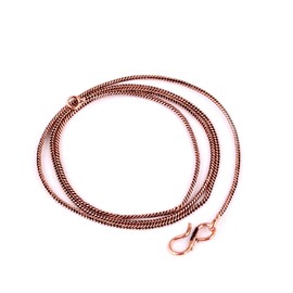 Rudra Empire Solid Copper Antique Link Rope Chain Necklace for Women and Men- 20 Inch