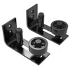 ZEKOO 2 PCS Sliding Barn Door Floor Guide, Adjustable Wall