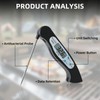 Digital Meat Thermometer with Foldable Meat Thermometer Probe, Instant Read