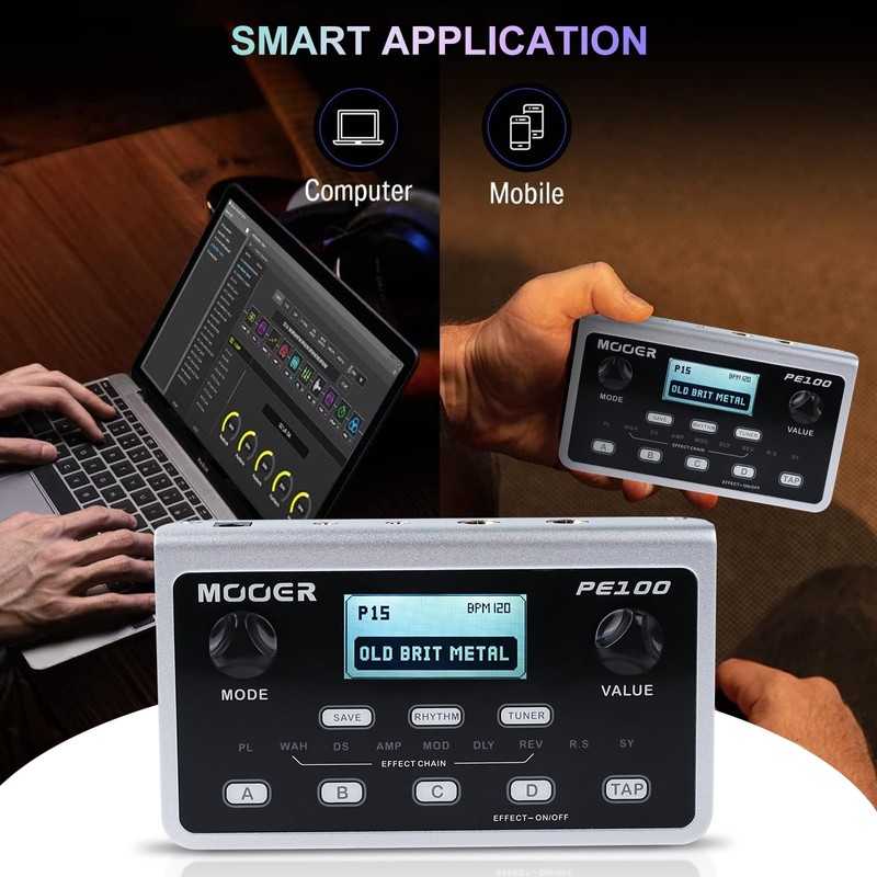 Nikou Multi-Effect Processor Guitar Effect Pedal Portable Electric Guitar Effect