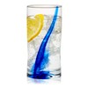 Libbey Impressions Tumbler Glasses, Set of 4 (Blue Ribbon)