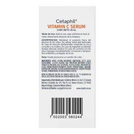 Cetaphil Suero De Vitamina C Antimanchas 30 Ml Todo Tipo De Piel Día/noche