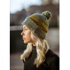 The Indian Face IF-A06-23M03C03-UN Gorros Peak Verde/Marrón, Unisex, One Size