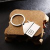 IKAAR Key Cahin Cute Cartoon House with Window keychain Mental