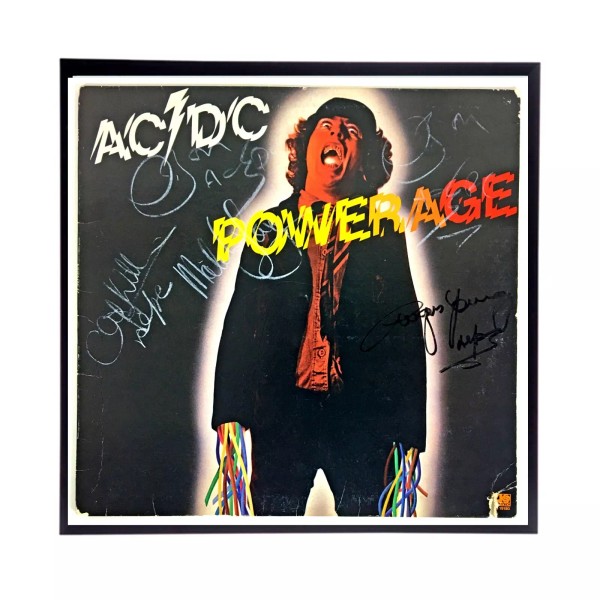 AC/DC Autographed Album Cover Replicas. Choose any 1 for $75.00