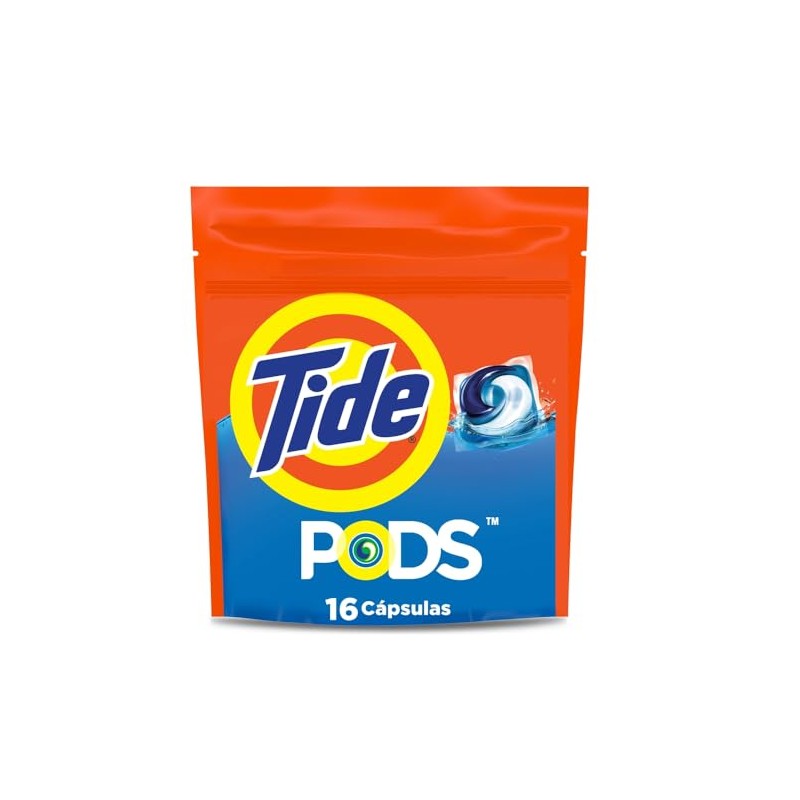 Tide Detergente En Cápsulas Pods, Para Ropa Blanca Y De