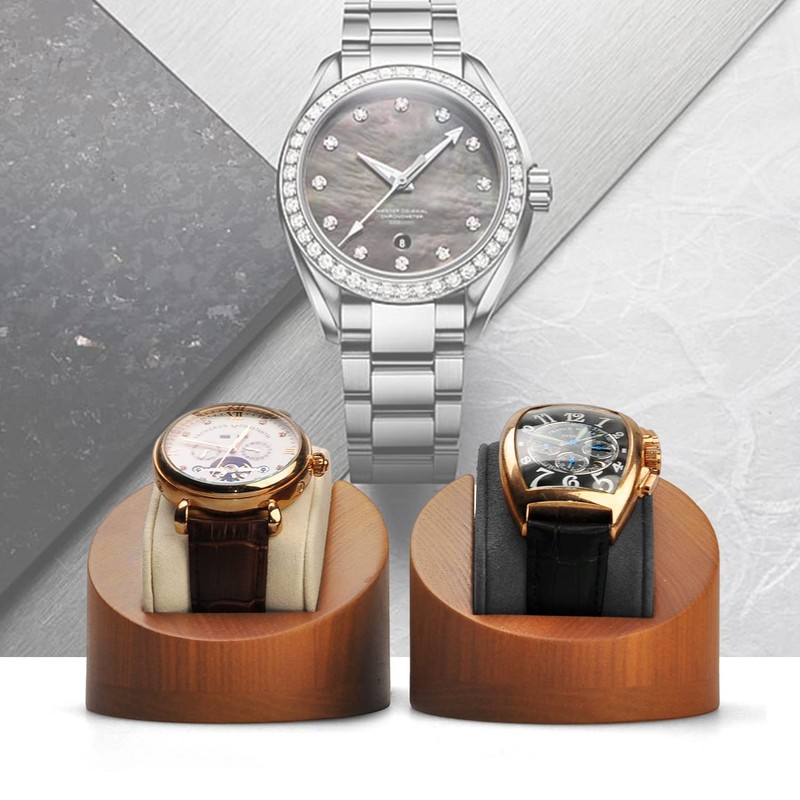 Woodten Solid Wood Single Watch Stand Single Watch Display Stand