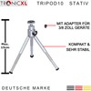 TronicXL TP10B 1/4 Inch 3/8 Tripod Construction Tripod for Laser
